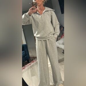 Women's Gray Lounge Set